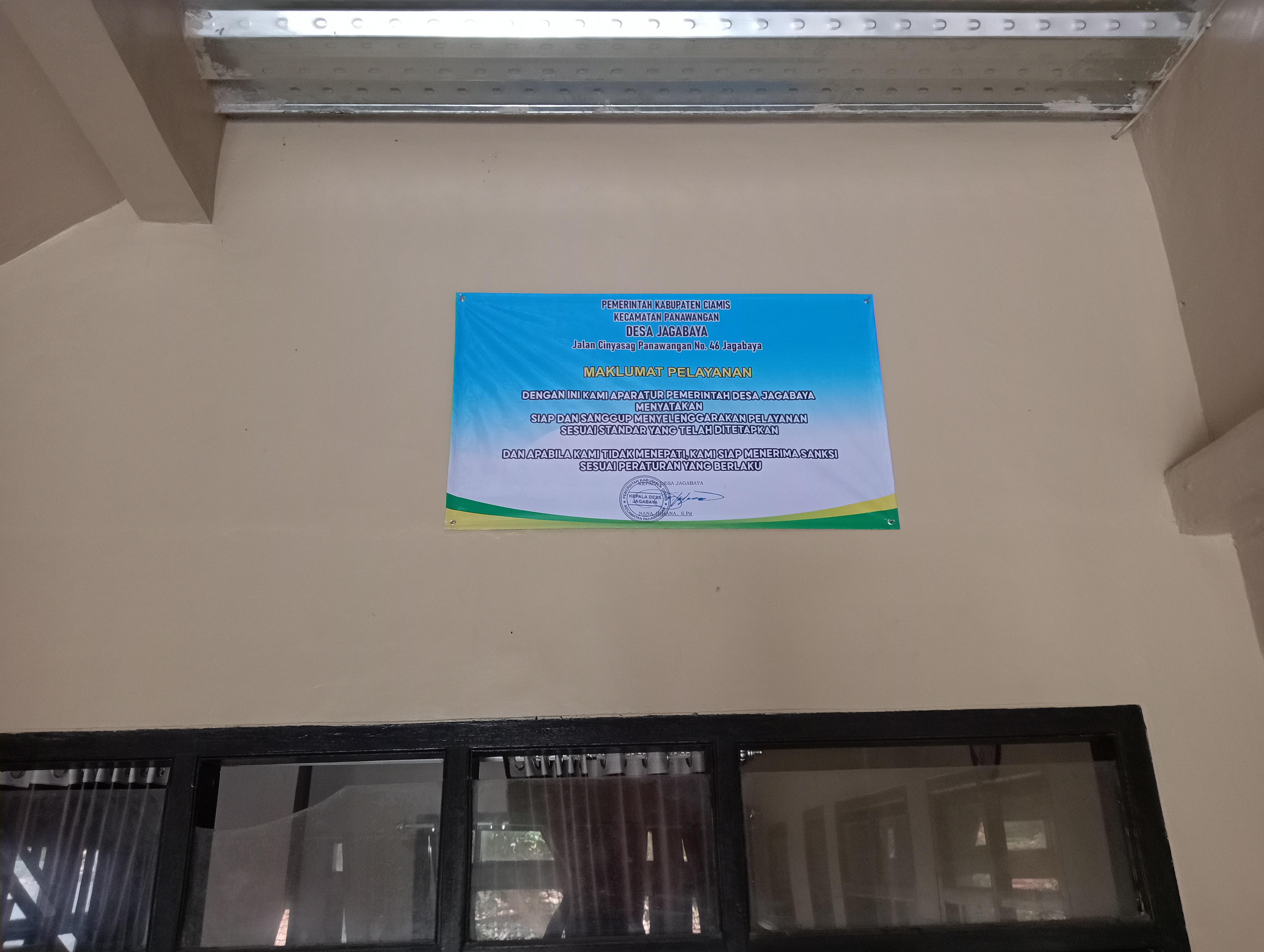 MAKLUMAT PELAYANAN DESA JAGABAYA